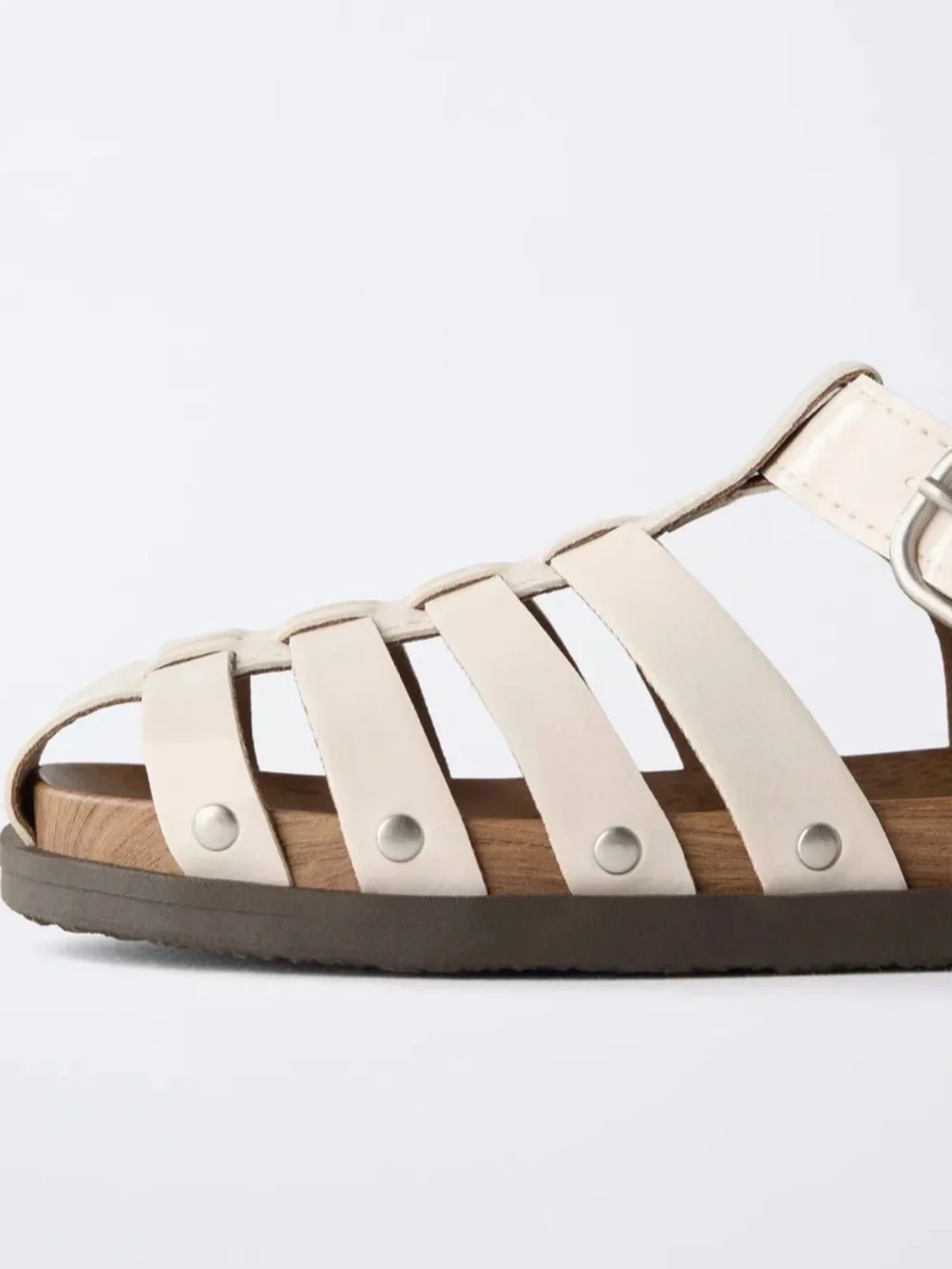 NEVER WORN! Zara Kids Cream Strappy Fisherman Sandals